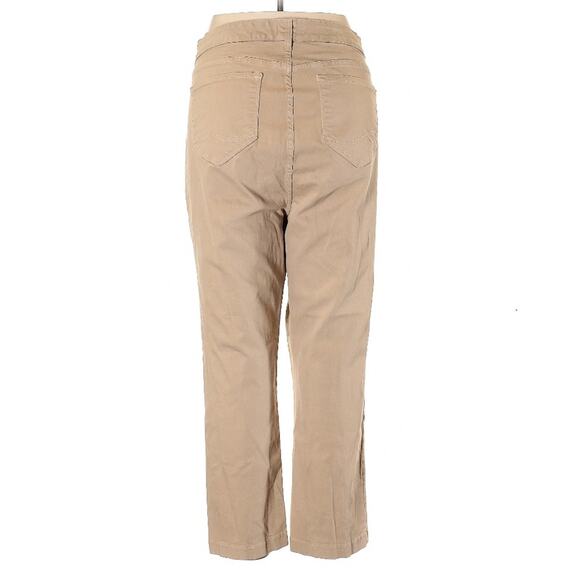 NYDJ Not Your Daughter's Jeans Tan High Rise Ankle Jeans w77h19dt3473 Plus Sz 24 - Picture 2 of 16